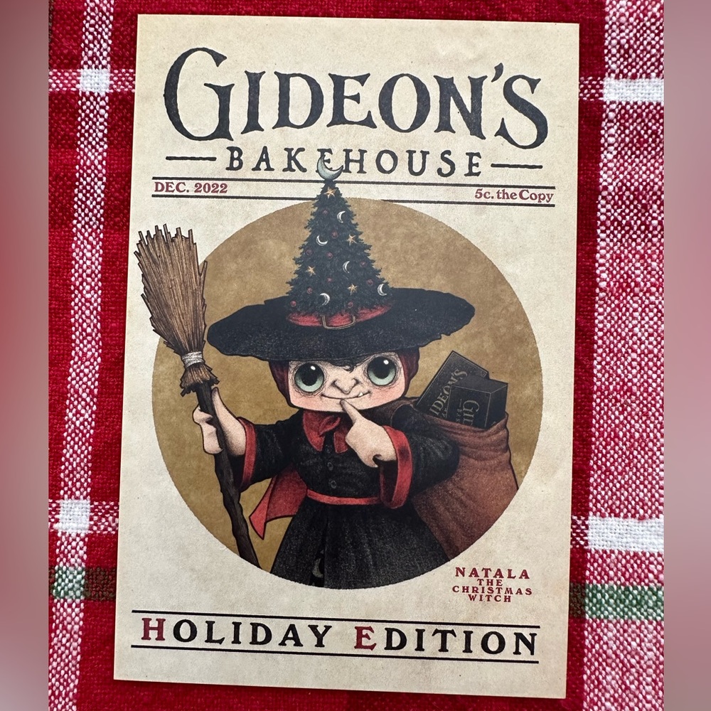 Gideon’s Bakehouse December 2022 Menu Natala